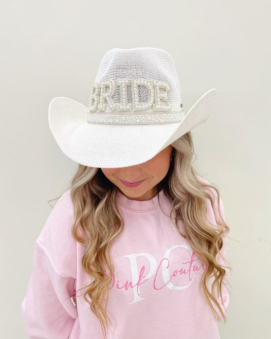 Bride Pearl Cowboy Hat