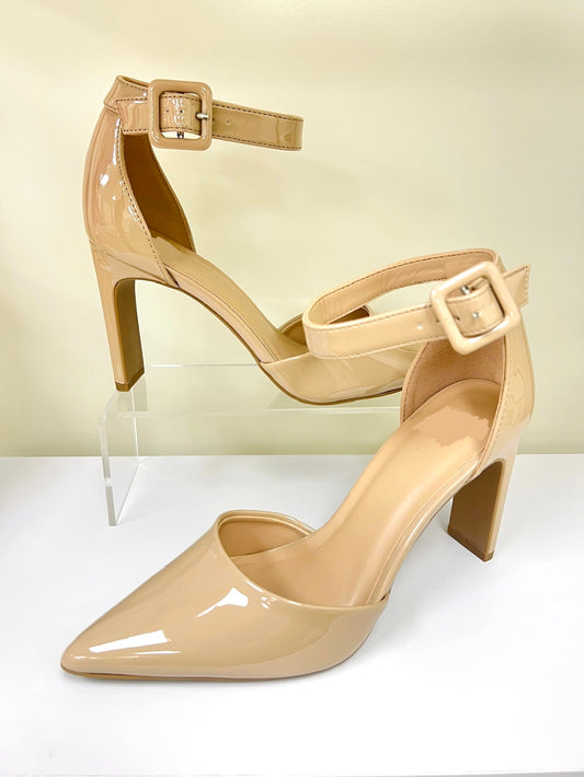 Nude Patent Leather Heels